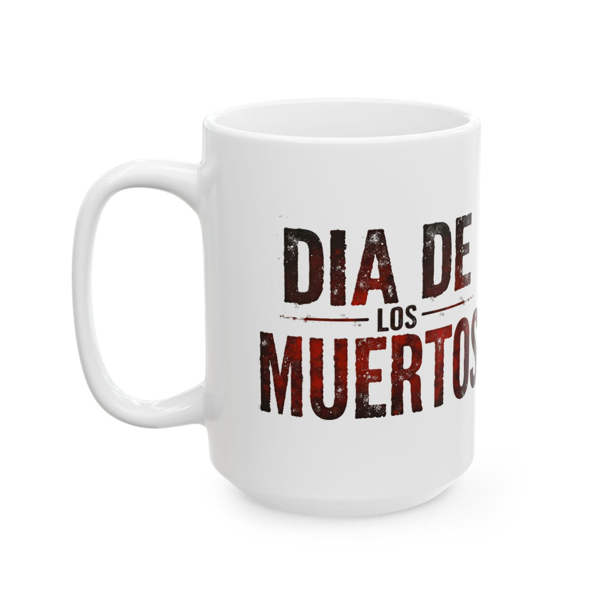 Day of the Dead Skull Ceramic Mug — Día de los Muertos Coffee Cup (11oz, 15oz)