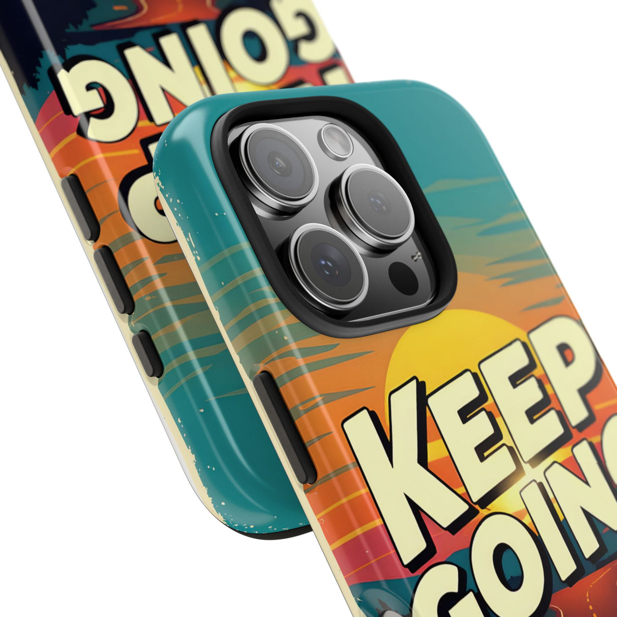Keep Going Retro. Tough Phone Cases