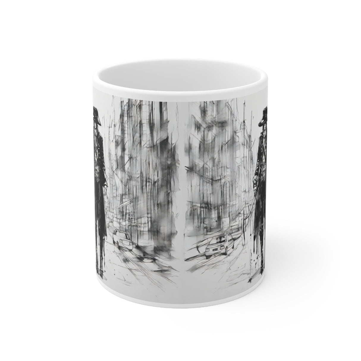 The Street Pirate White Ceramic Mug, 11oz