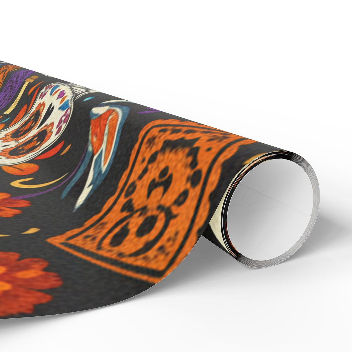 Day of the Dead Gift Wrap — Sugar Skull Halloween Wrapping Paper