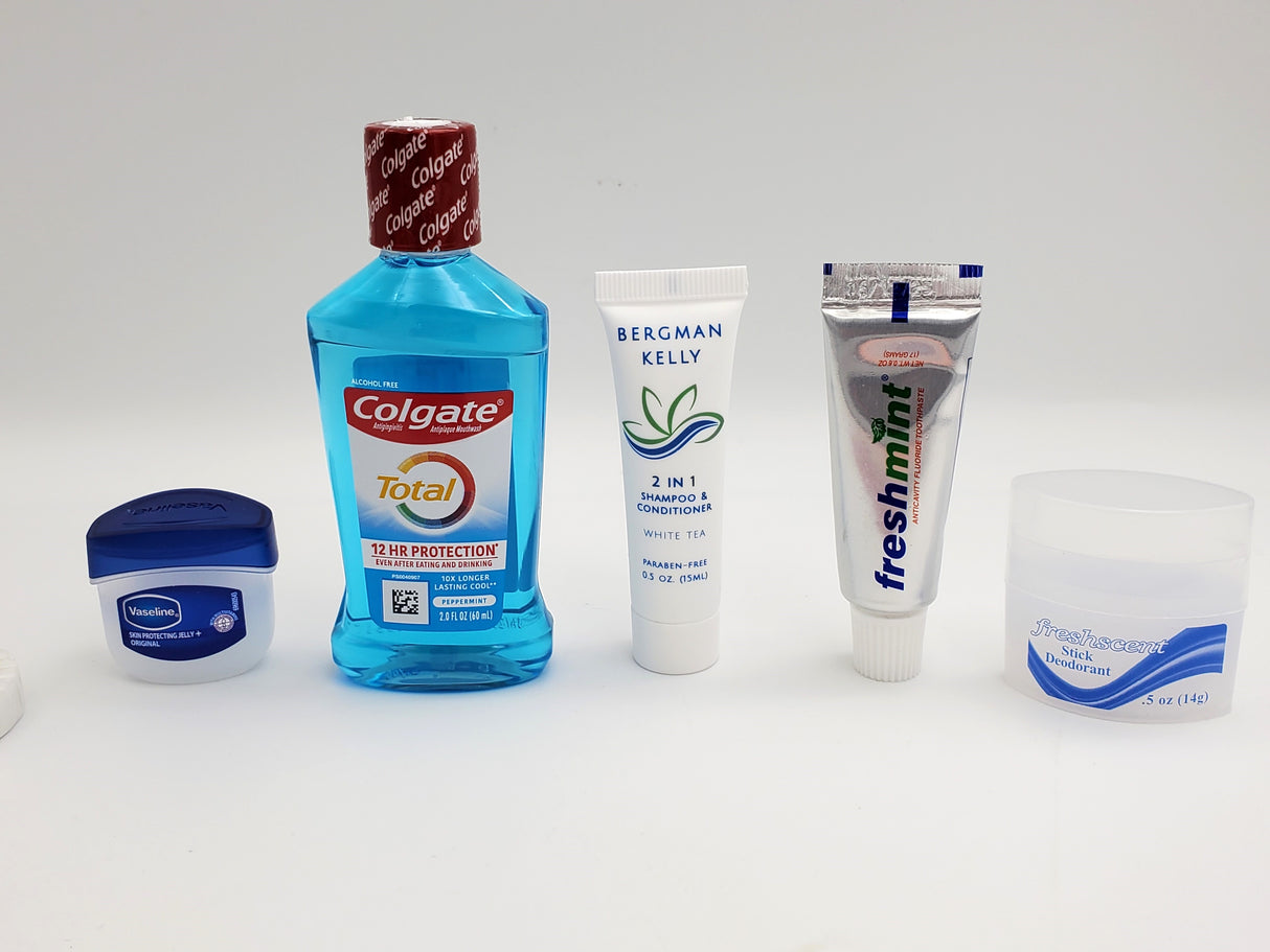 Pocket Mini's Toiletries. Travel, Outdoors, Deployments, Emergencies and more