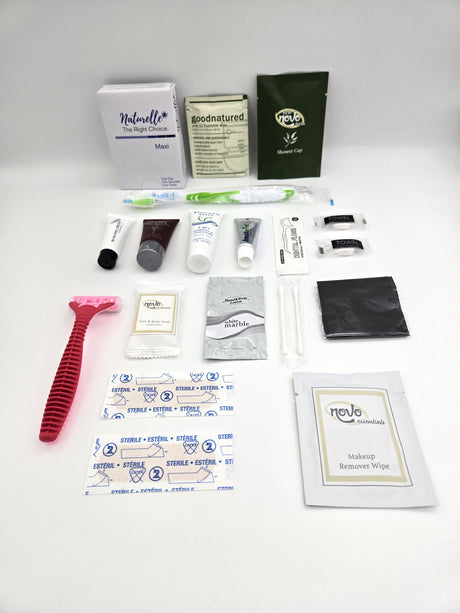 Woman Essentials Hygiene Kit. 50 x Case. Donations, NGOs, Emergency Relief, Shelters and more