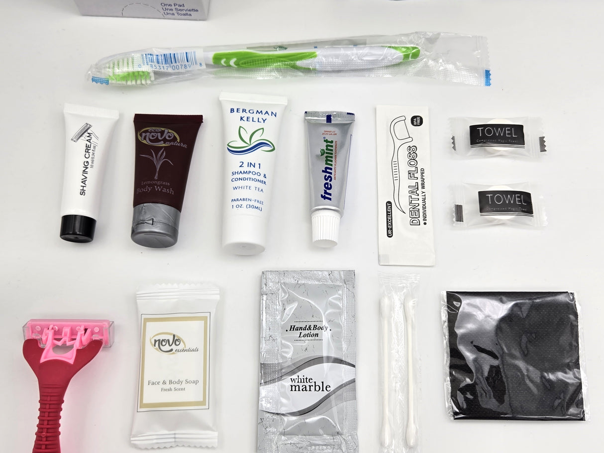 Woman Essentials Hygiene Kit. 50 x Case. Donations, NGOs, Emergency Relief, Shelters and more