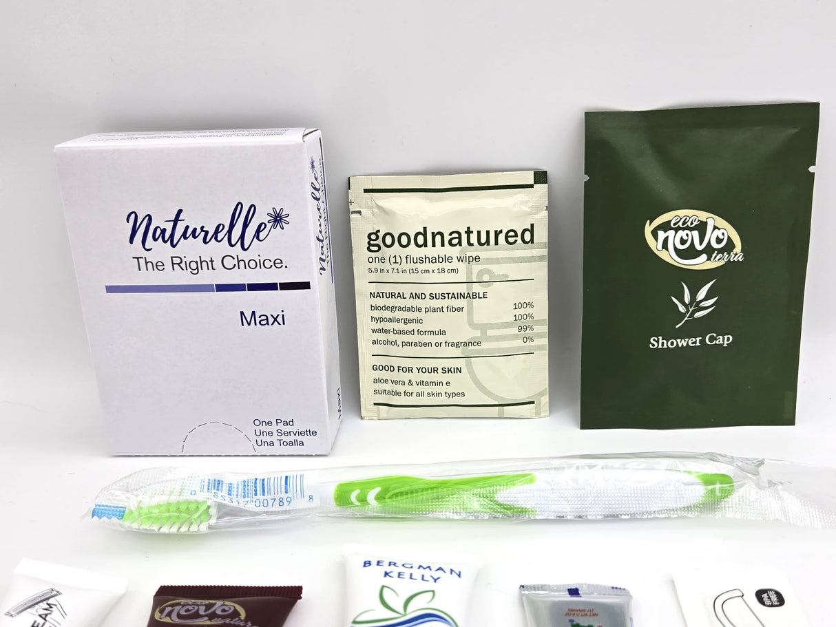 Woman Essentials Hygiene Kit. 50 x Case. Donations, NGOs, Emergency Relief, Shelters and more