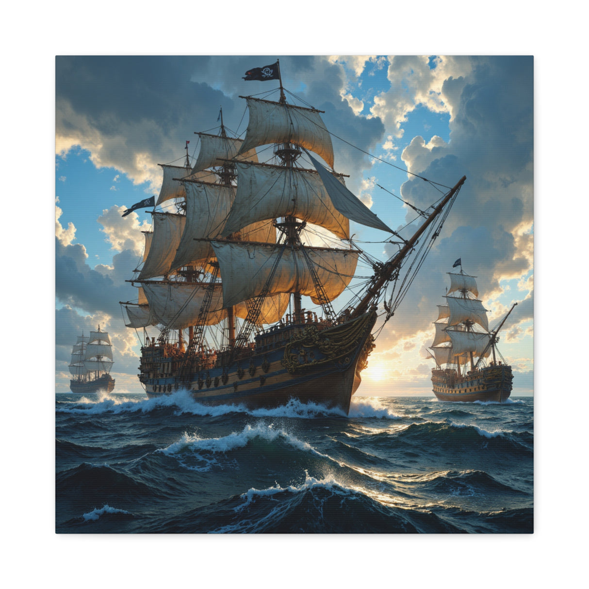 Royal Convoy. Matte Canvas, Stretched, 1.25"