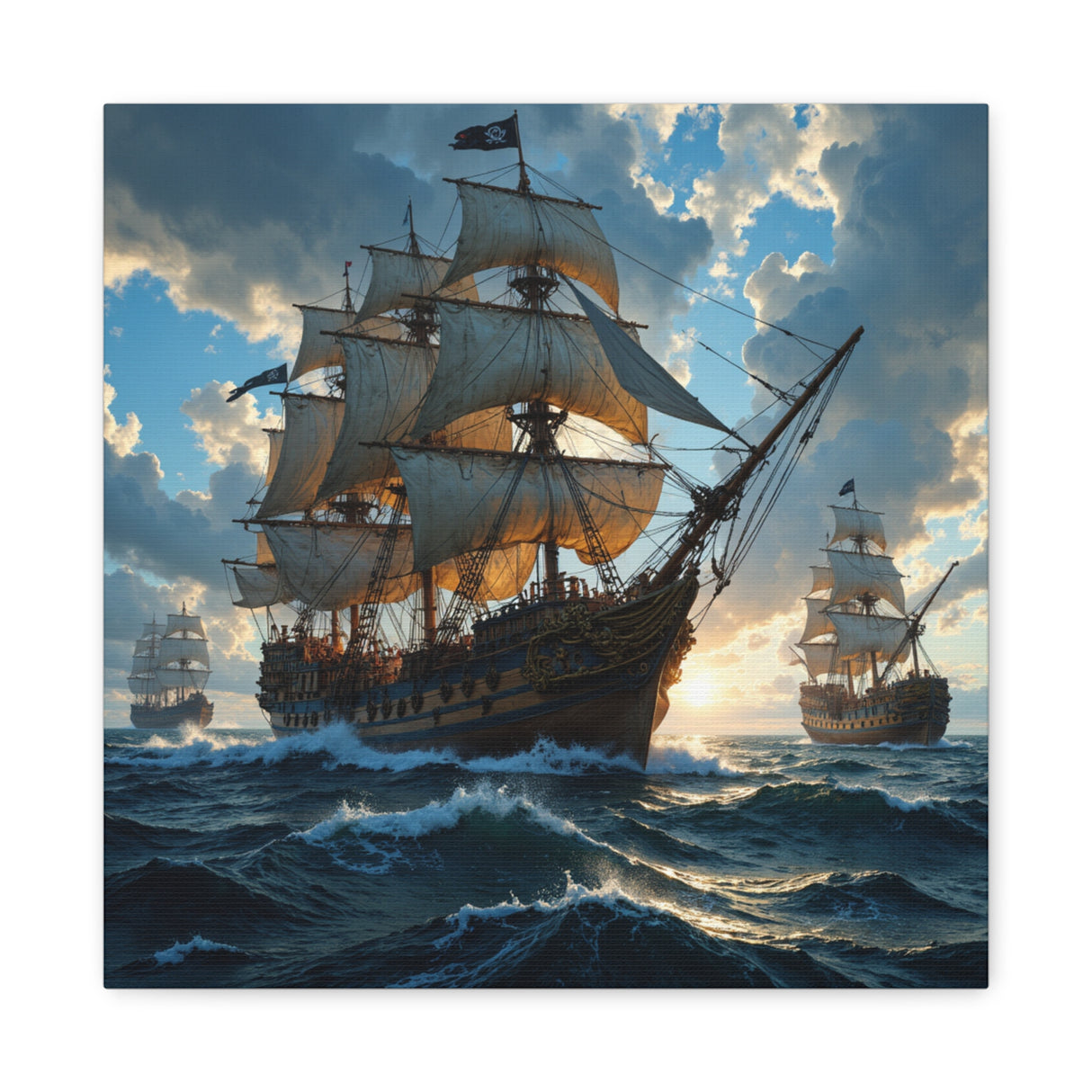 Royal Convoy. Matte Canvas, Stretched, 1.25"