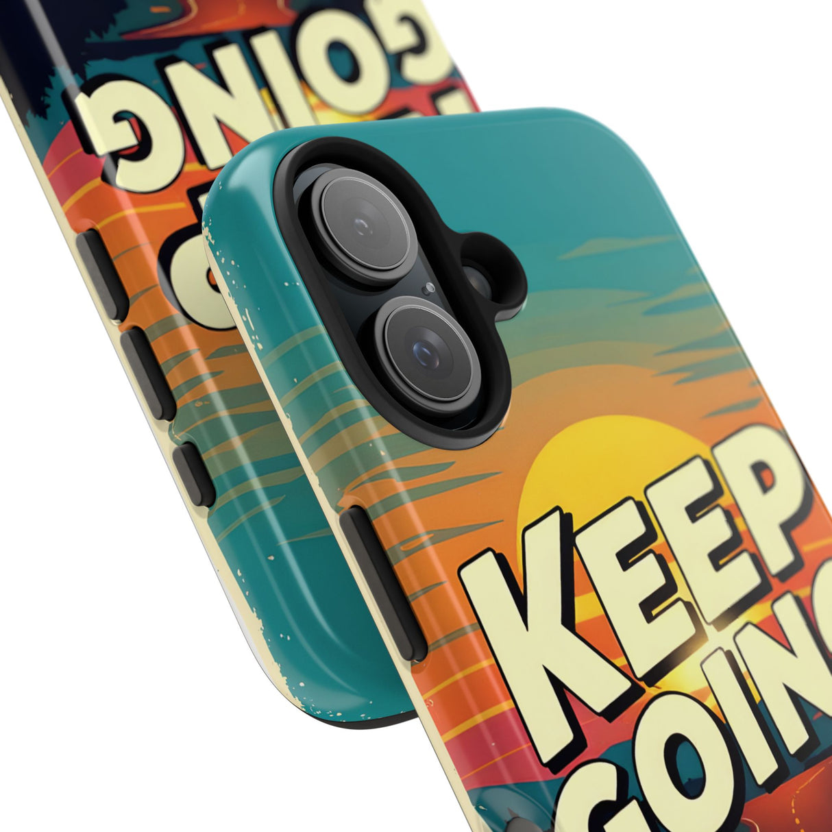Keep Going Retro. Tough Phone Cases