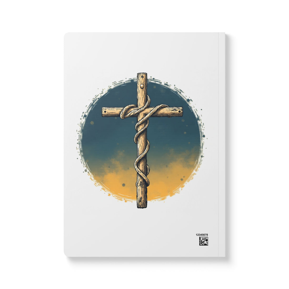 Double Sided. Cross. Let Your Light Shine. Softcover Journal (with Inside Prints)