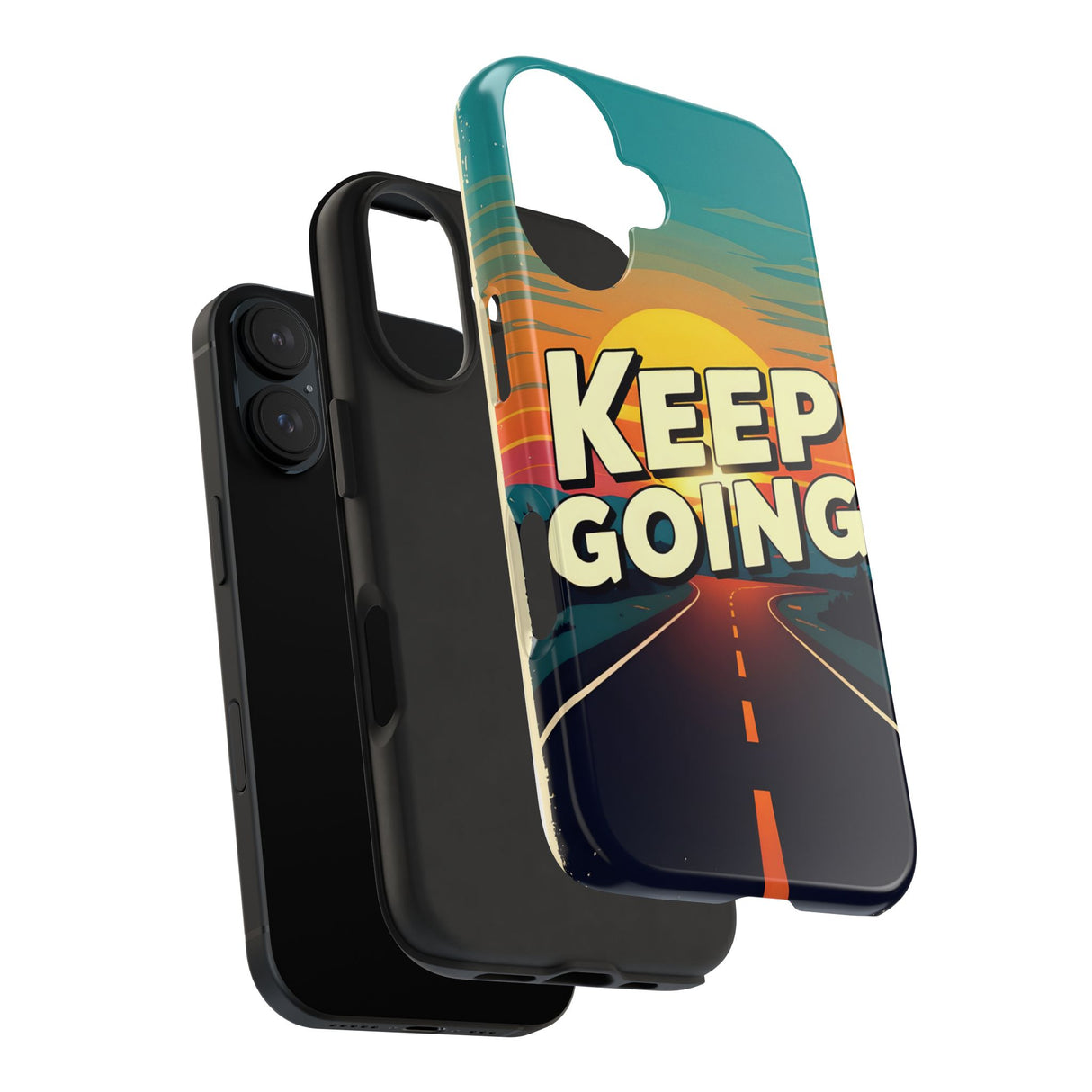 Keep Going Retro. Tough Phone Cases
