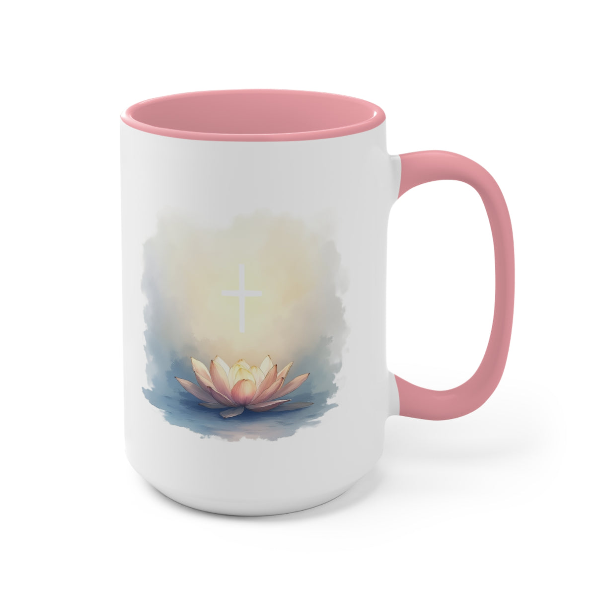 Let Your Light Shine Accent Mug — Inspirational Religious Coffee Cup