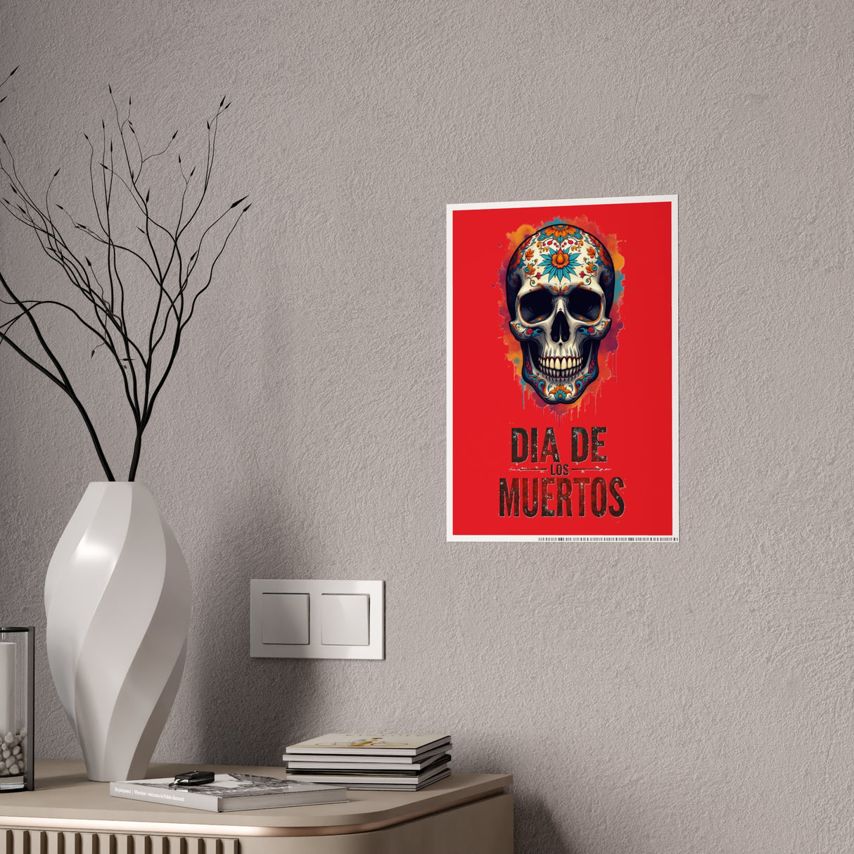 Dia de los Muertos Sugar Skull Poster | Gloss Poster