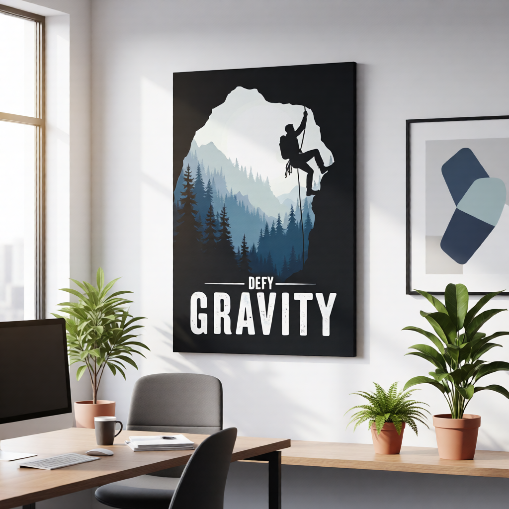 Defy Gravity. Matte Canvas, Stretched, 0.75" (Multi-Size)