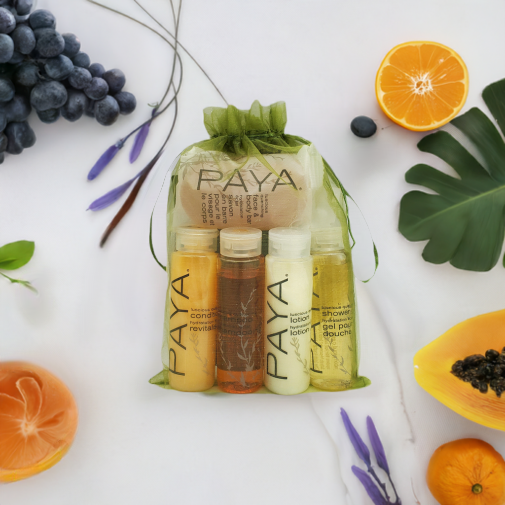 PAYA Superfruit Extracts Hotel Kit. It is sold in lots of 10. One lot contains 10 kits in total.