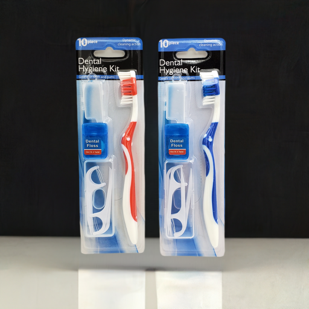 Dental 10 Pieces Kit. Complete Dental Care for Travel, Dental Clinic, Emergency Relief, Donations and More