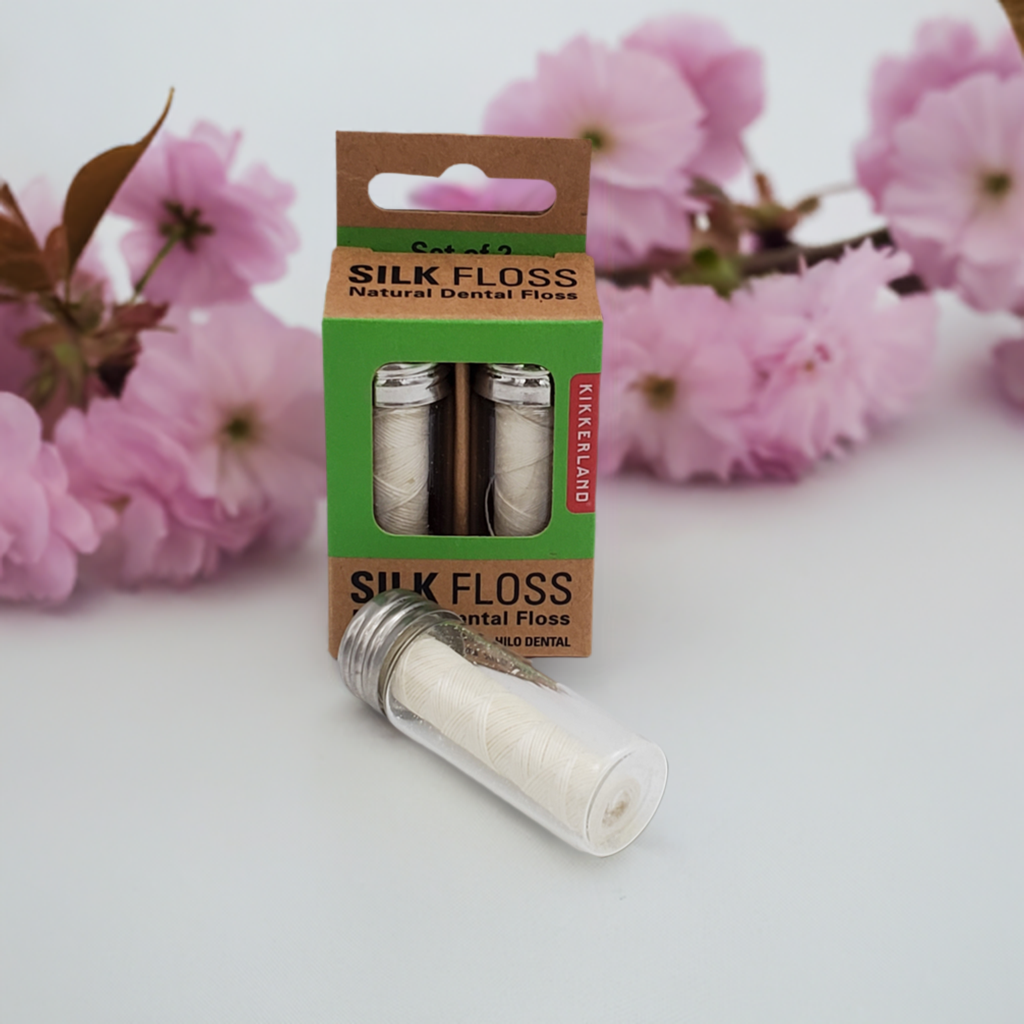 Silk Dental Floss - Set of 2 Natural Dental Floss