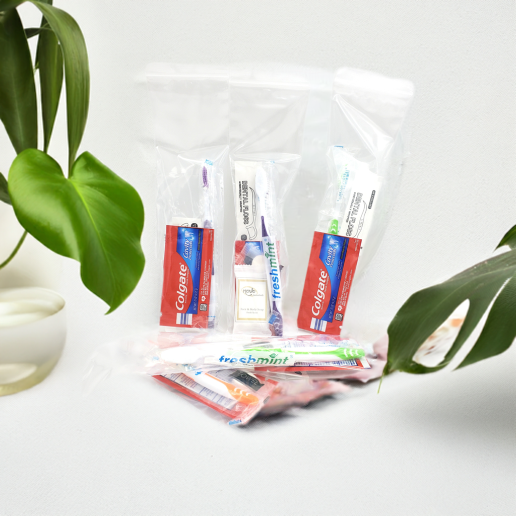 Oral Hygiene Kit. 100 Kits x Case. Donations, NGOs, Emergency Relief, Shelters and more