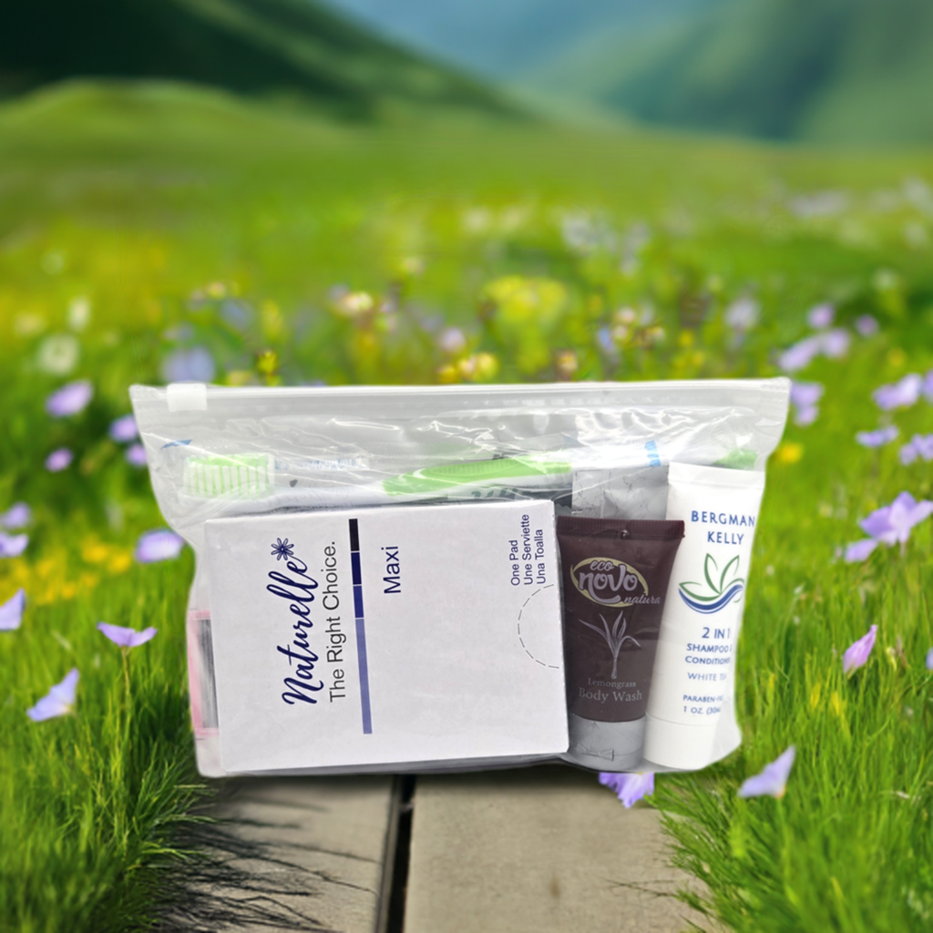 Woman Essentials Hygiene Kit. 50 x Case. Donations, NGOs, Emergency Relief, Shelters and more