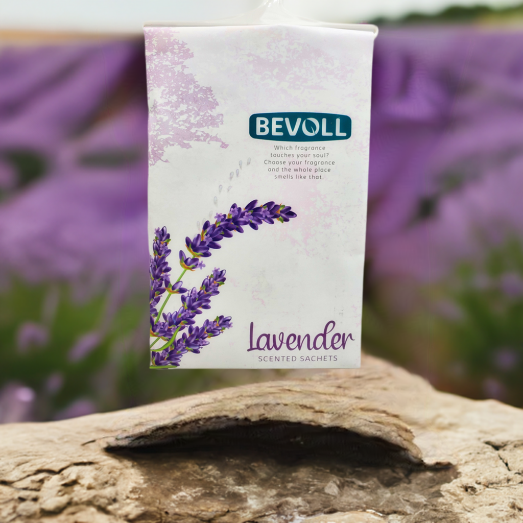 Lavender Scented Hanging Sachet Bag. It is sold in lots of 12. One box contains 12 bags in total.