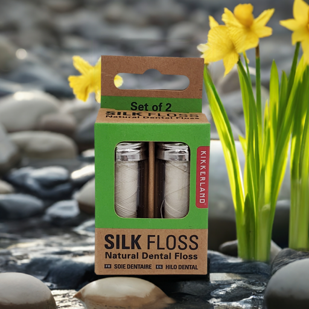 Silk Dental Floss - Set of 2 Natural Dental Floss