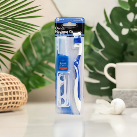 Dental 10 Pieces Kit. Complete Dental Care for Travel, Dental Clinic, Emergency Relief, Donations and More