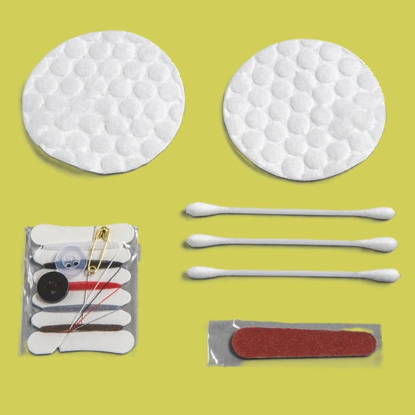 Grooming Kit - 100 pack. Sewing Kit, Resort, B&B, hotel, motel room, donation, and more