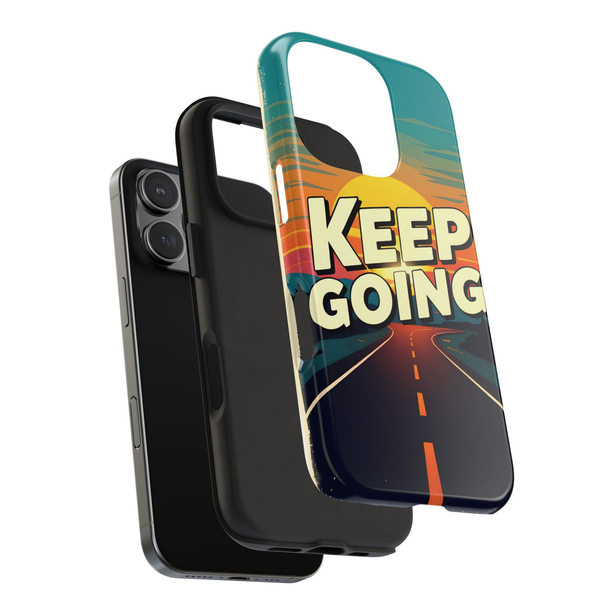 Keep Going Retro. Tough Phone Cases