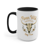 Roam Wild. Stay True. Accent Mugs
