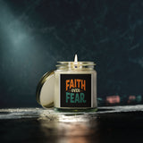Faith Over Fear. Scented Candles, Coconut Apricot Wax (4oz)