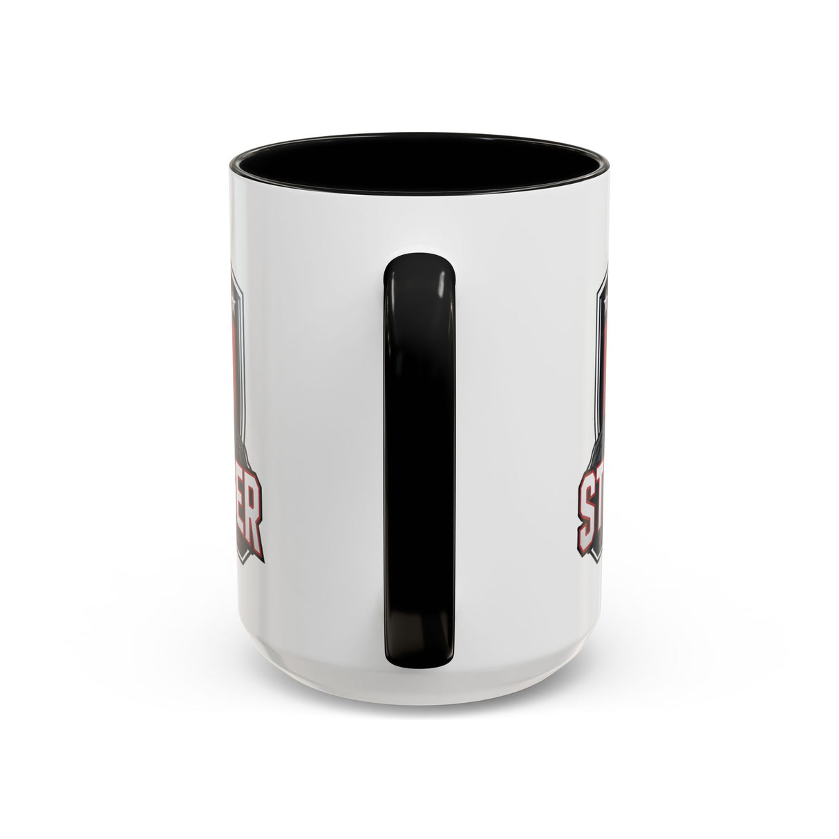 Stronger Eagle Accent Coffee Mug — Patriotic American Flag Beverage Mug (15oz)