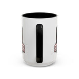 Stronger Eagle Accent Coffee Mug — Patriotic American Flag Beverage Mug (15oz)