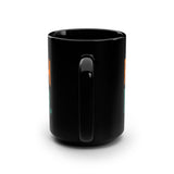 Faith Over Fear. Black Mug, 15oz