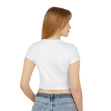 Fuel the Fire Women's Baby Tee - Inspirational Vintage Graphic Crop Top