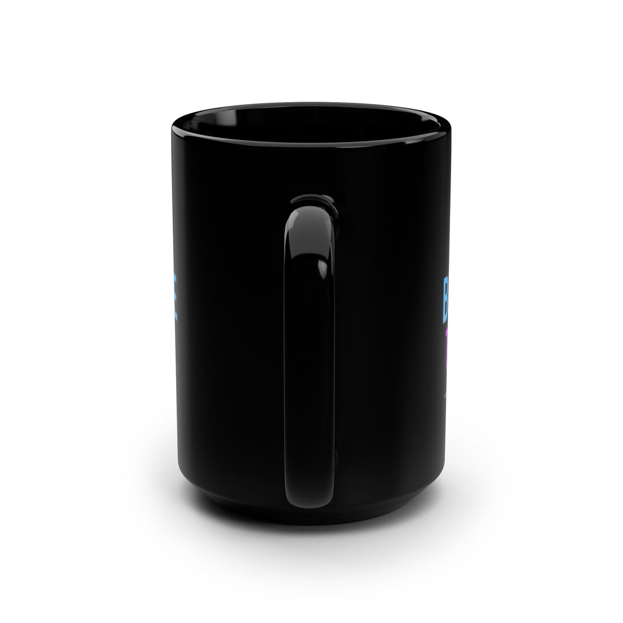 Run. Breathe. Thrive. Black 15oz Motivational Mug