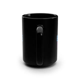Run. Breathe. Thrive. Black 15oz Motivational Mug