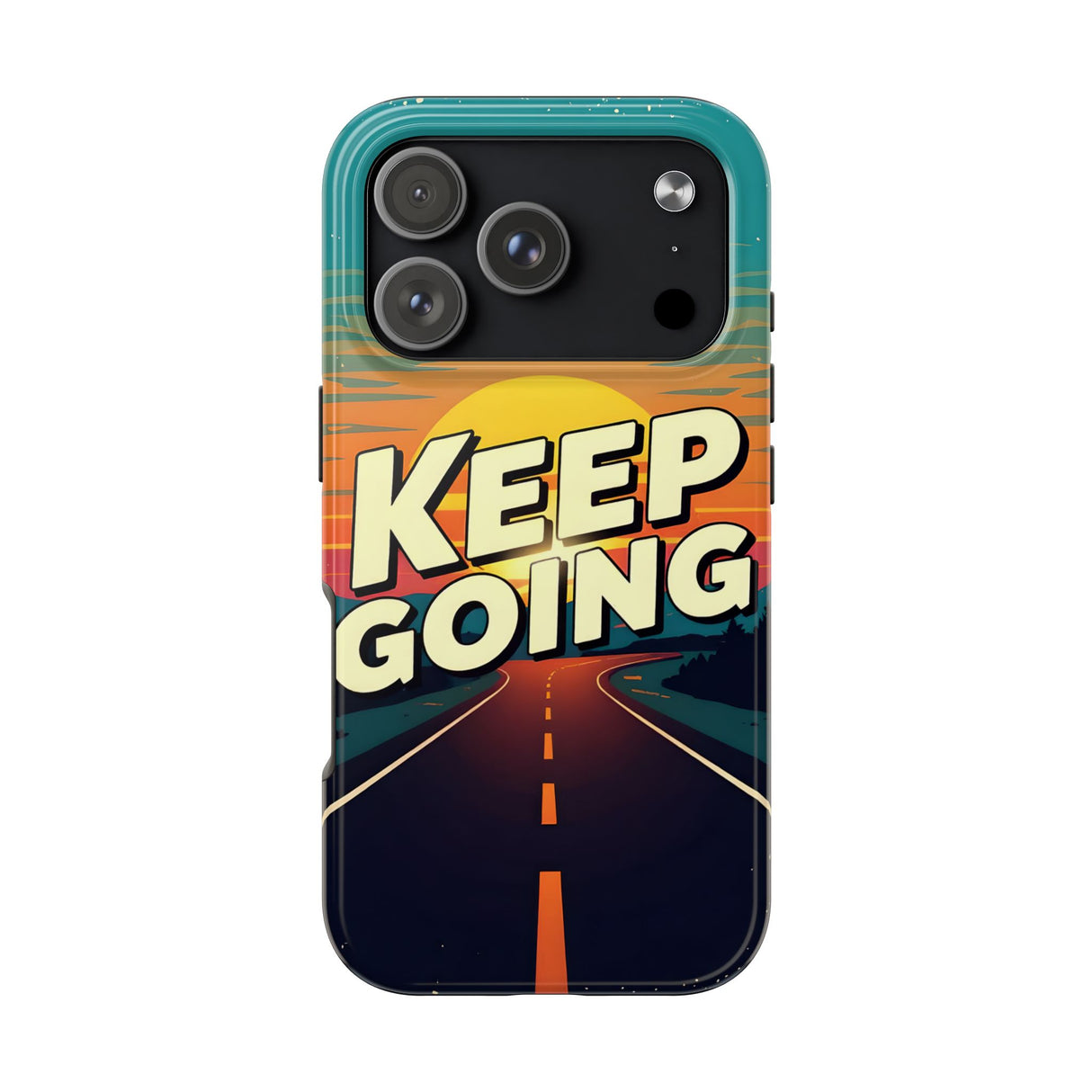 Keep Going Retro. Tough Phone Cases
