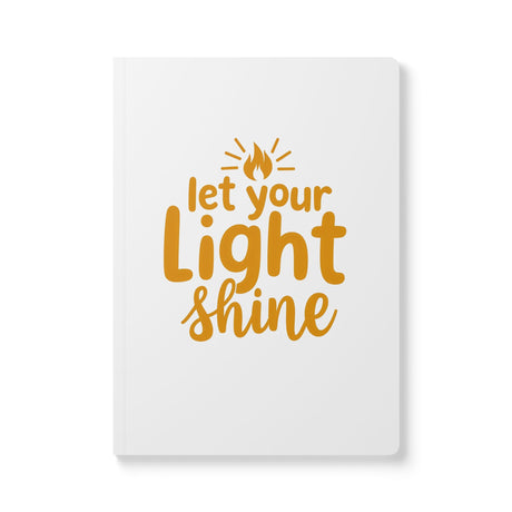 Let Your Light Shine Softcover Journal — Inspirational Gratitude & Faith Notebook