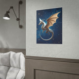 Fantasy Dragon Poster – Starry Night Rolled Art Print