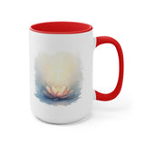 Let Your Light Shine Accent Mug — Inspirational Religious Coffee Cup