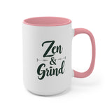 Zen & Grind. Accent Mugs