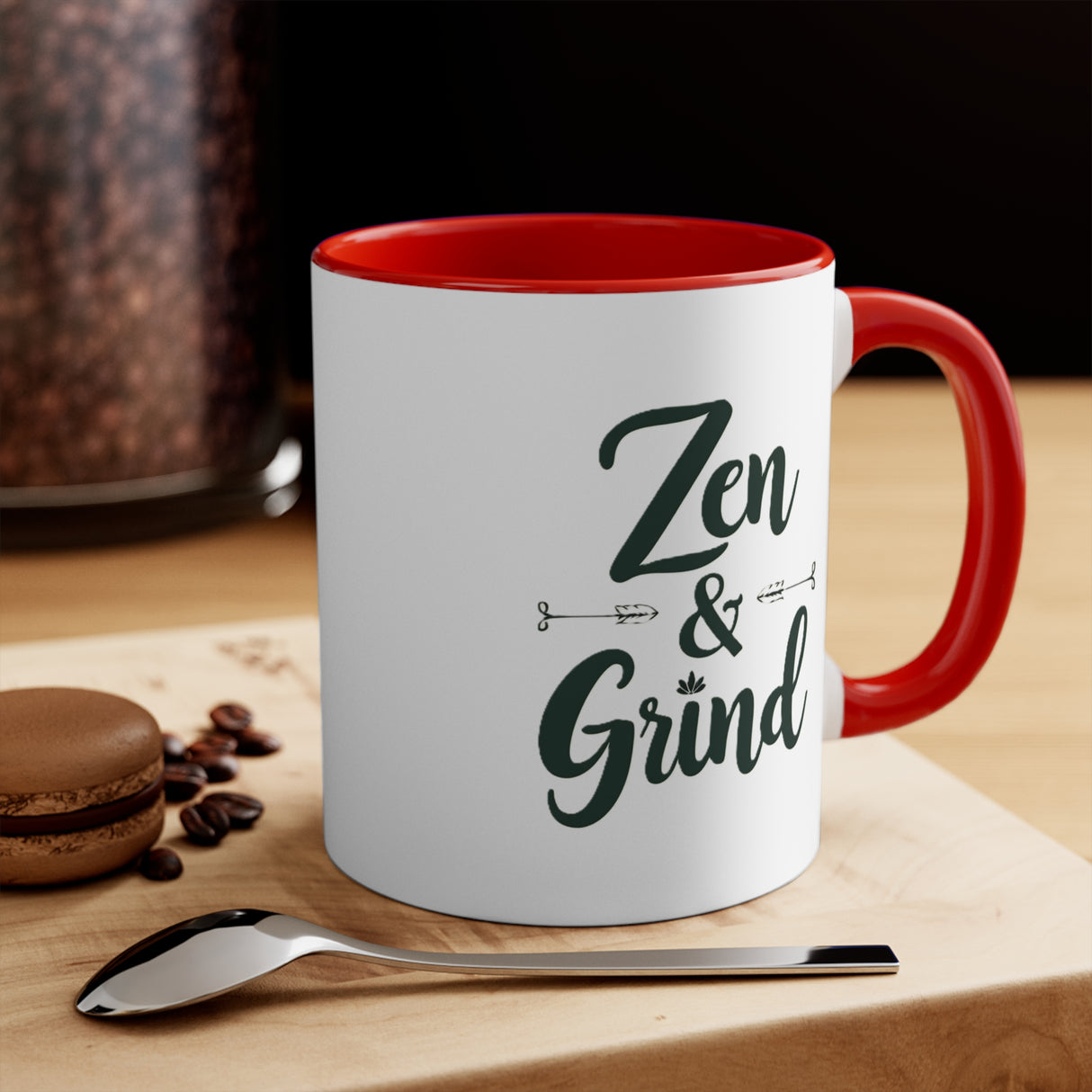 Zen & Grind. Accent Mugs