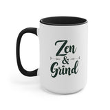 Zen & Grind. Accent Mugs