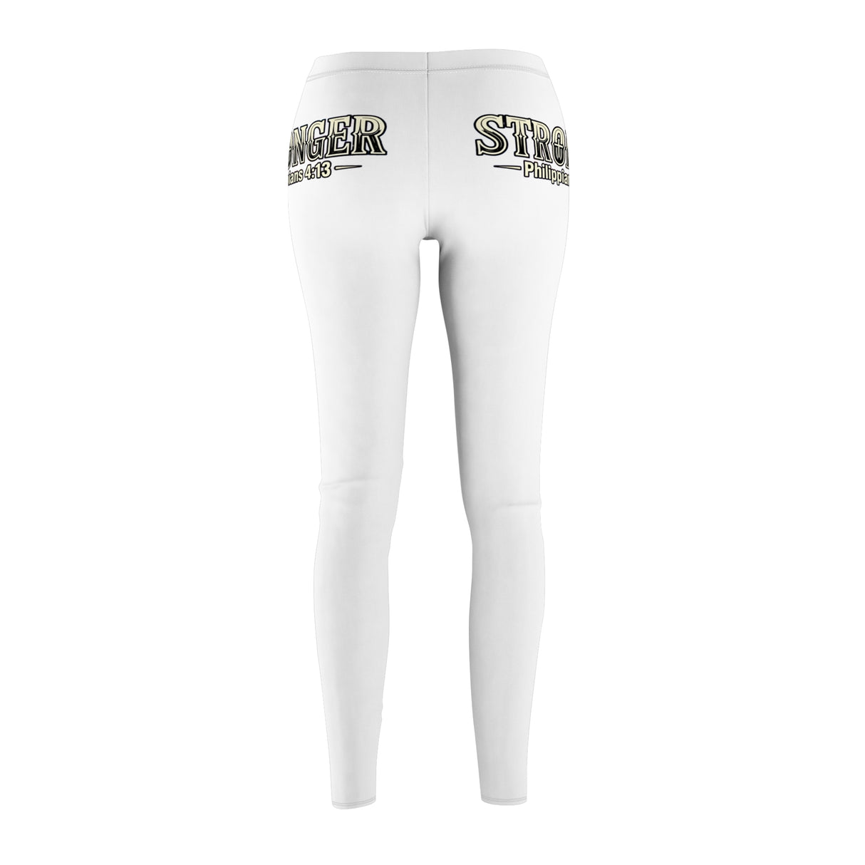 Stronger - Philippians 4:13 Women's Leggings — Faith Inspirational Fitness Yoga Pants