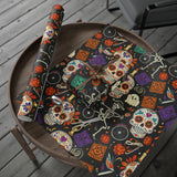 Day of the Dead Gift Wrap — Sugar Skull Halloween Wrapping Paper