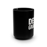 Defy Gravity-2. Black Mug, 15oz