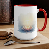 Let Your Light Shine Accent Mug — Inspirational Religious Coffee Cup