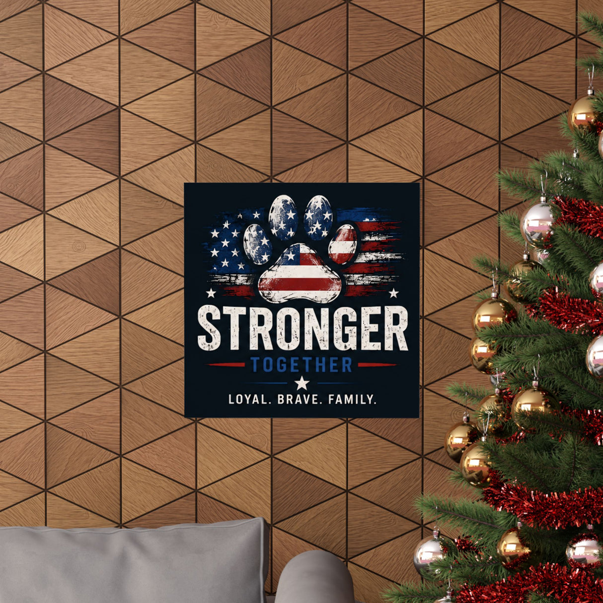 American Paw "Stronger Together" Matte Poster
