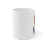 Winter. White Ceramic Mug, 11oz