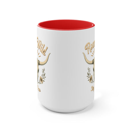 Roam Wild. Stay True. Accent Mugs