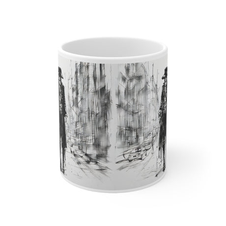 The Street Pirate White Ceramic Mug, 11oz