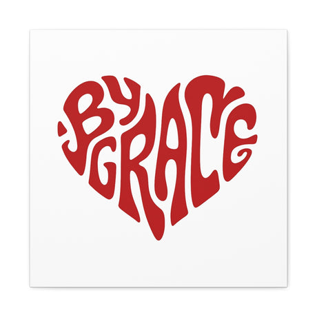 By Grace. Matte Canvas, Stretched, 1.25"